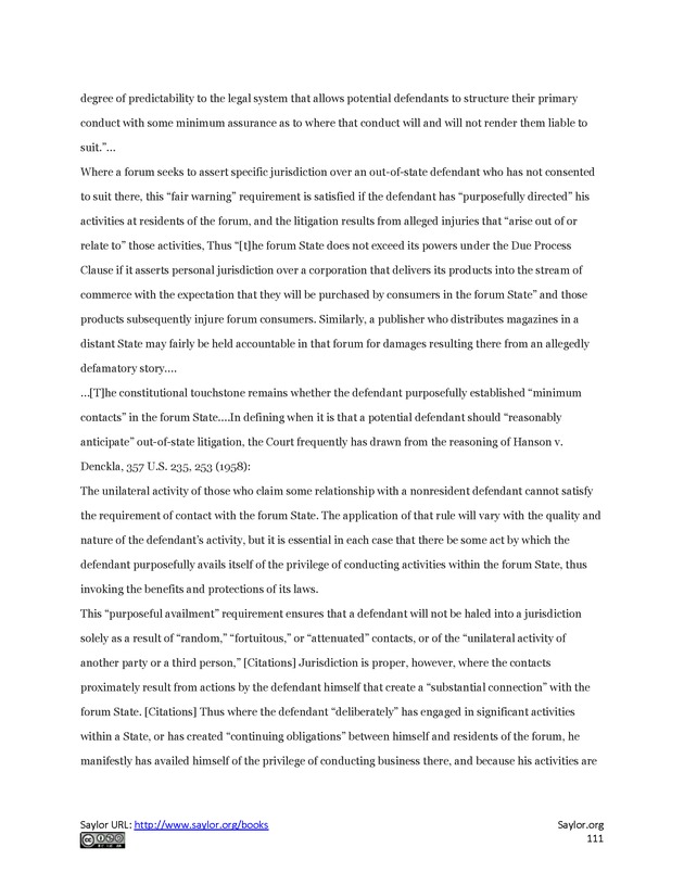 Business Law and the Legal Environment - Page 111